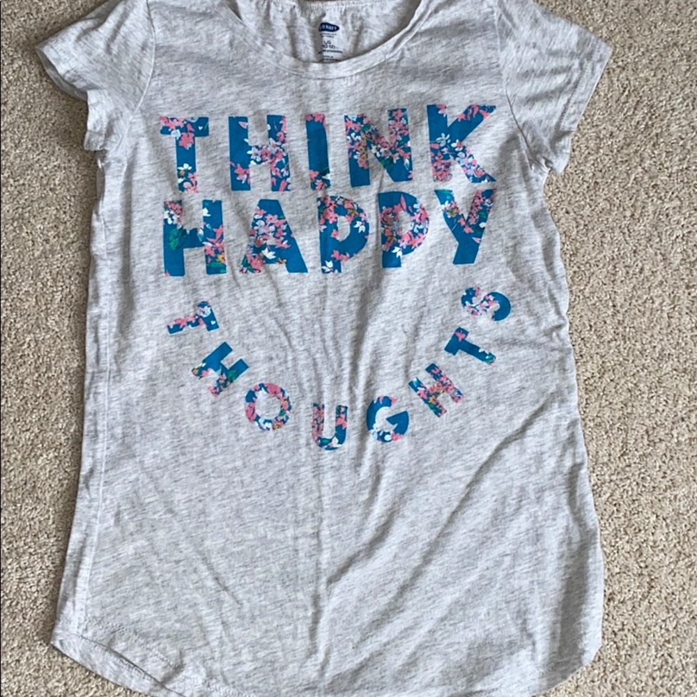 Think happy thoughts t-shirt, In good condition.